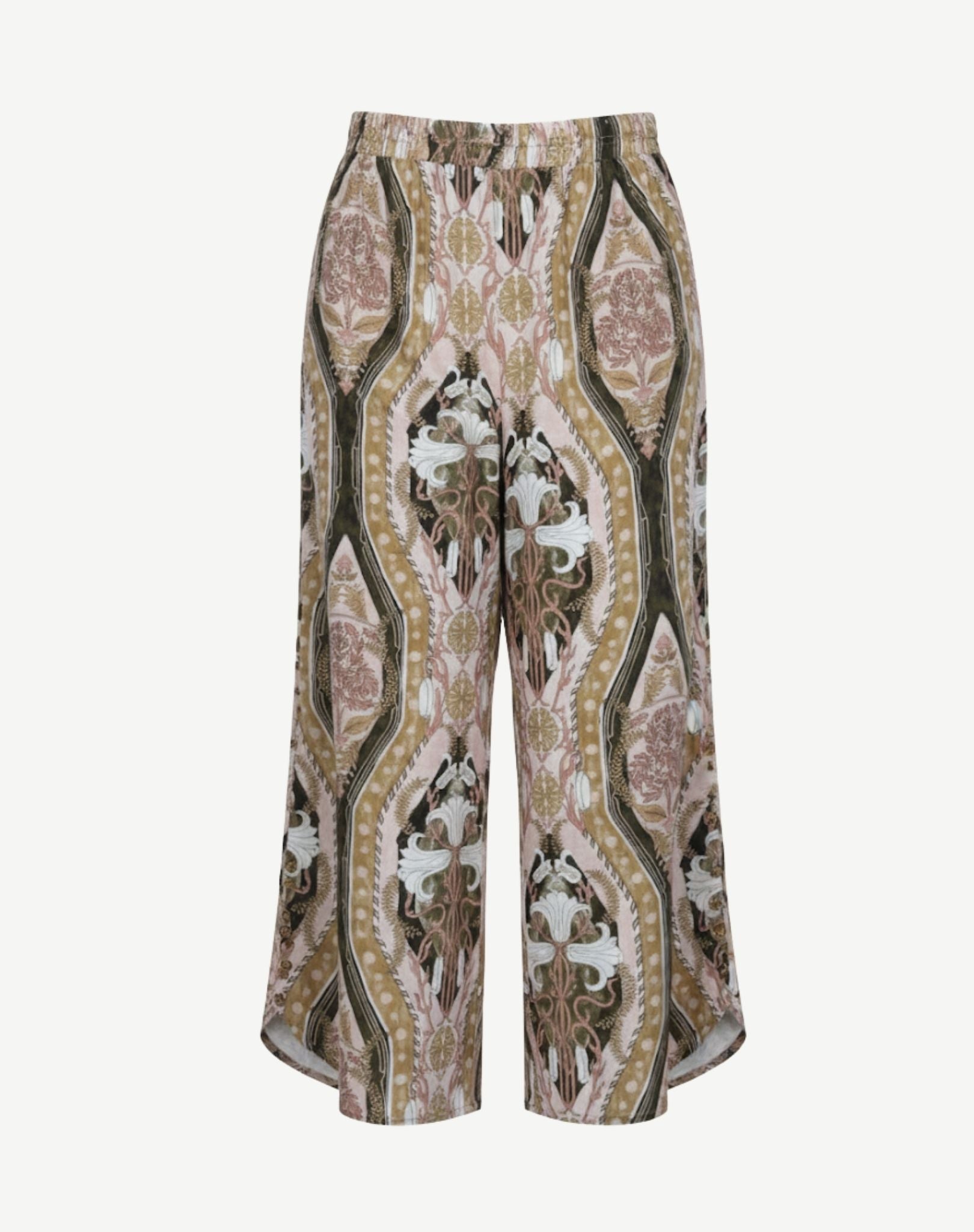 Elderflower Fields Soft Crepe Print Pants Corfu Jeans