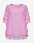 Peony Crepe Georgette Blouse Corfu Jeans