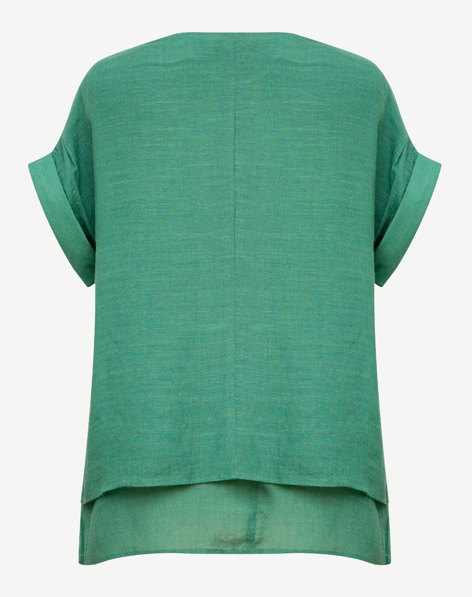 Thyme Crepe Georgette Button Top Corfu Jeans