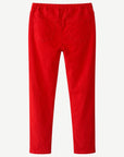 Bright Papaya Coloured Denim Twill Pants Corfu Jeans