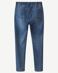 Distressed Wash Denim Twill Pants Corfu Jeans