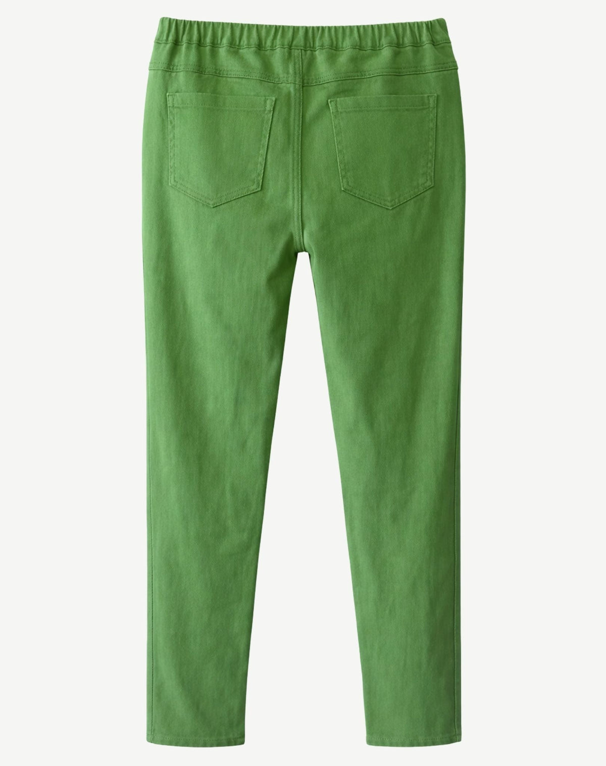 Granite Green Coloured Denim Twill Pants Corfu Jeans