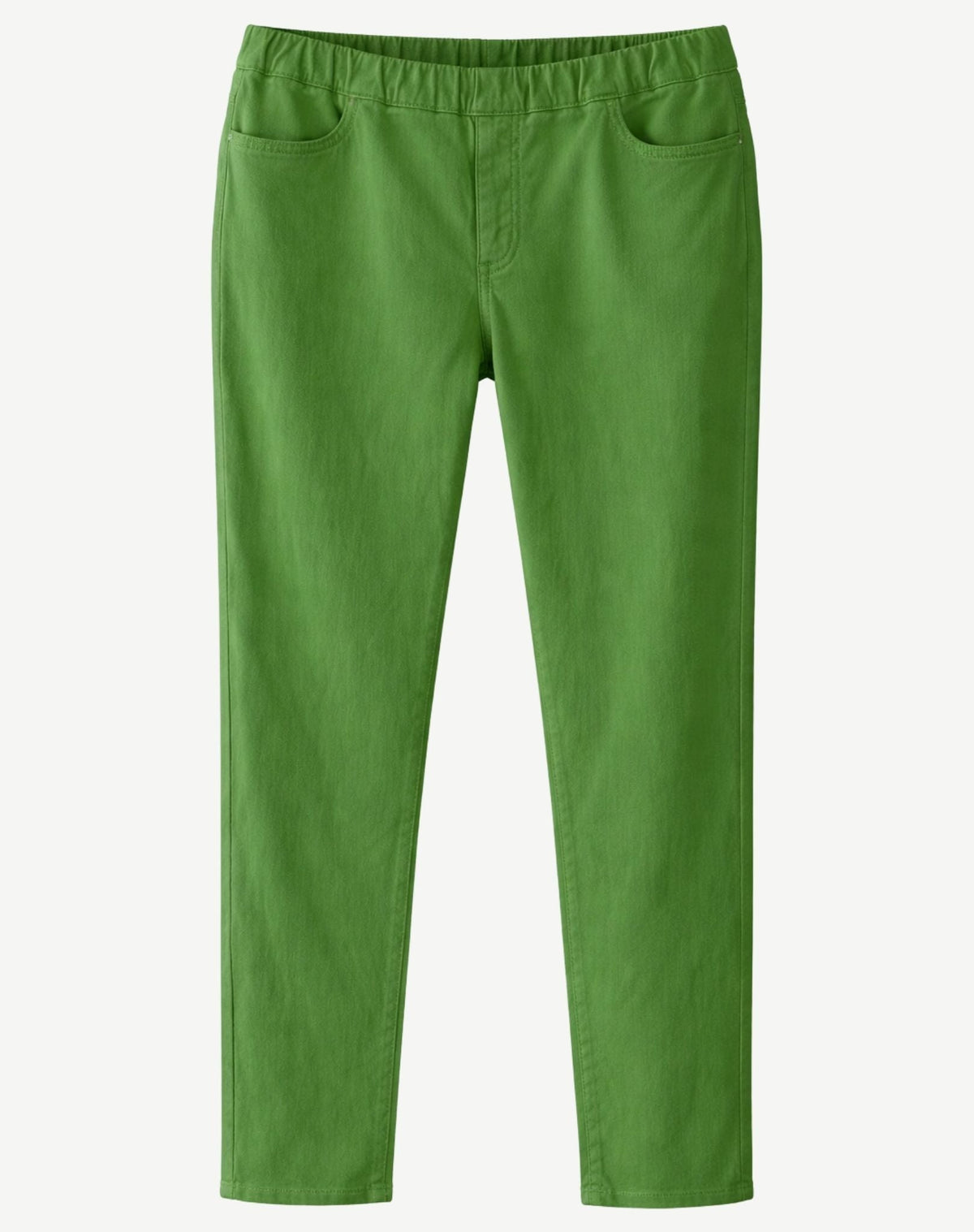 Granite Green Coloured Denim Twill Pants Corfu Jeans