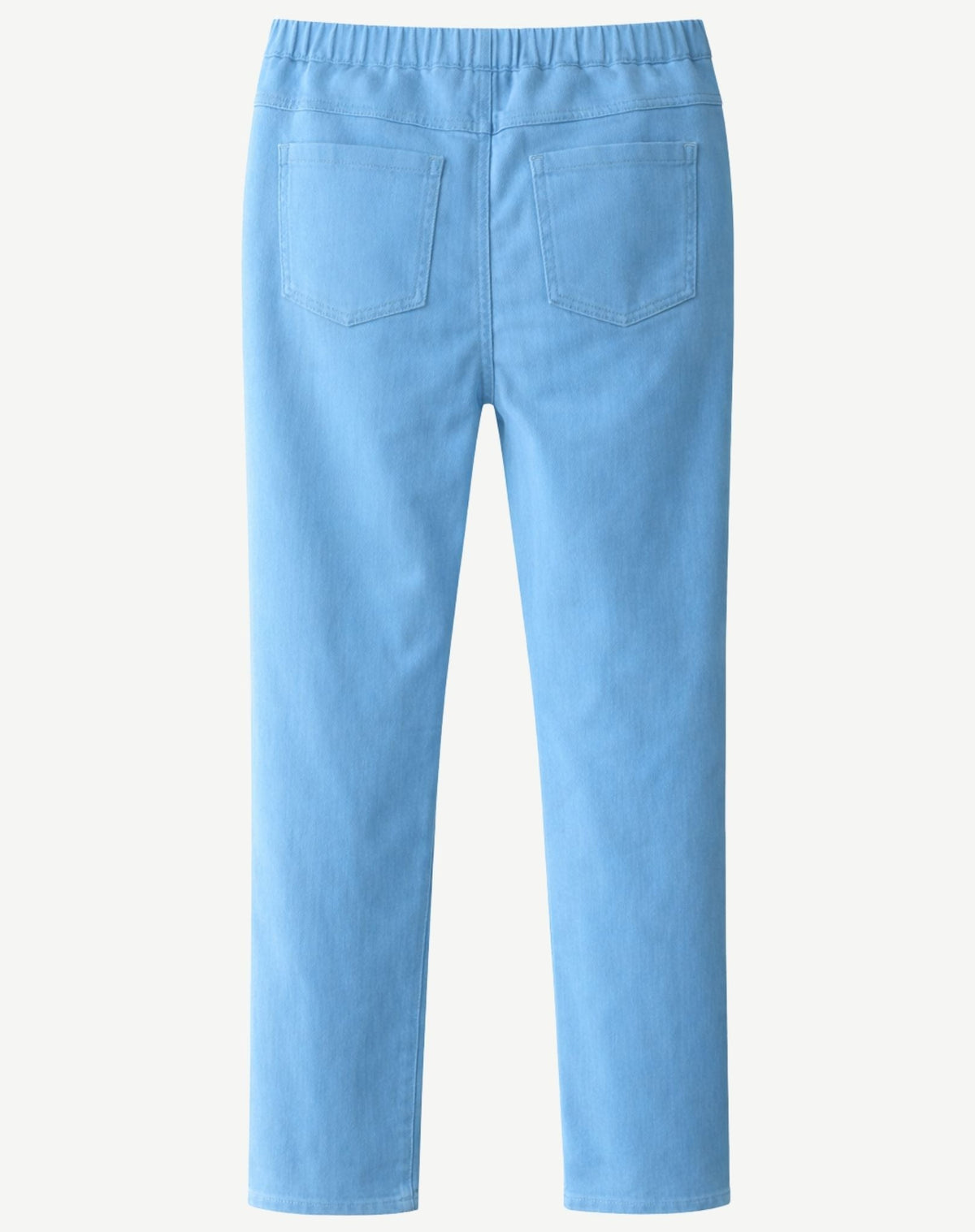 Tranquil Blue Coloured Denim Twill Pants Corfu Jeans