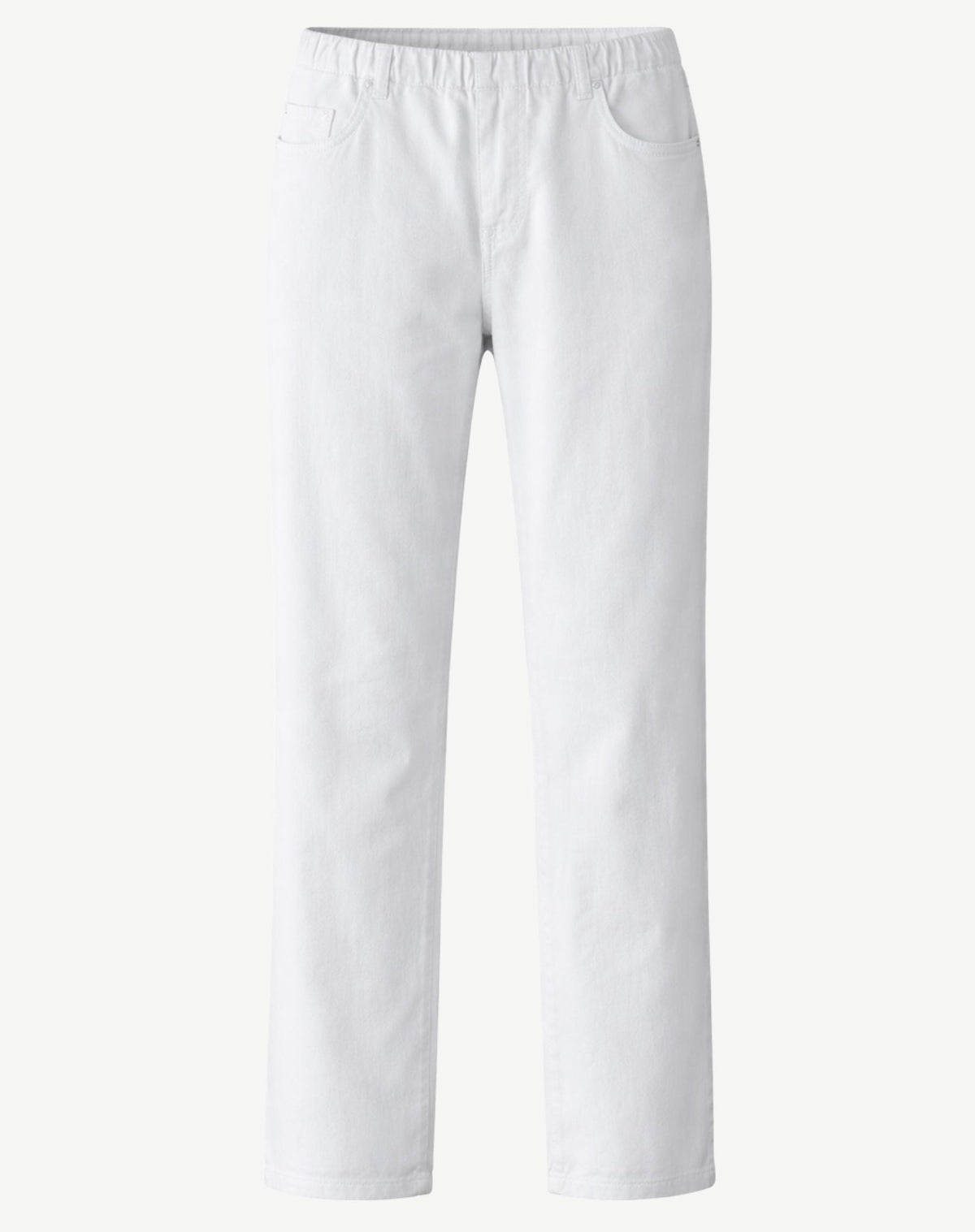 White Coloured Denim Twill Pants Corfu Jeans