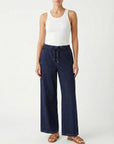 Bettina Wash Cotton Blend Wide Leg Denim Corfu Jeans