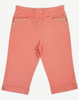 Coral Rose Comfort Stretch Knee-Length Shorts Corfu Jeans