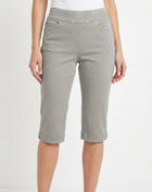 Jute Comfort Stretch Knee-Length Shorts