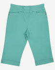 Spearmint Comfort Stretch Knee-Length Shorts Corfu Jeans