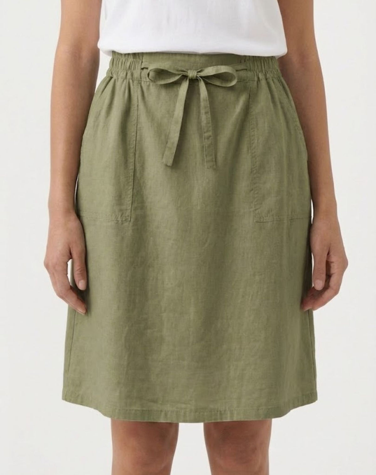 Peat Moss Cool Lightweight Cotton Skirt Corfu Jeans