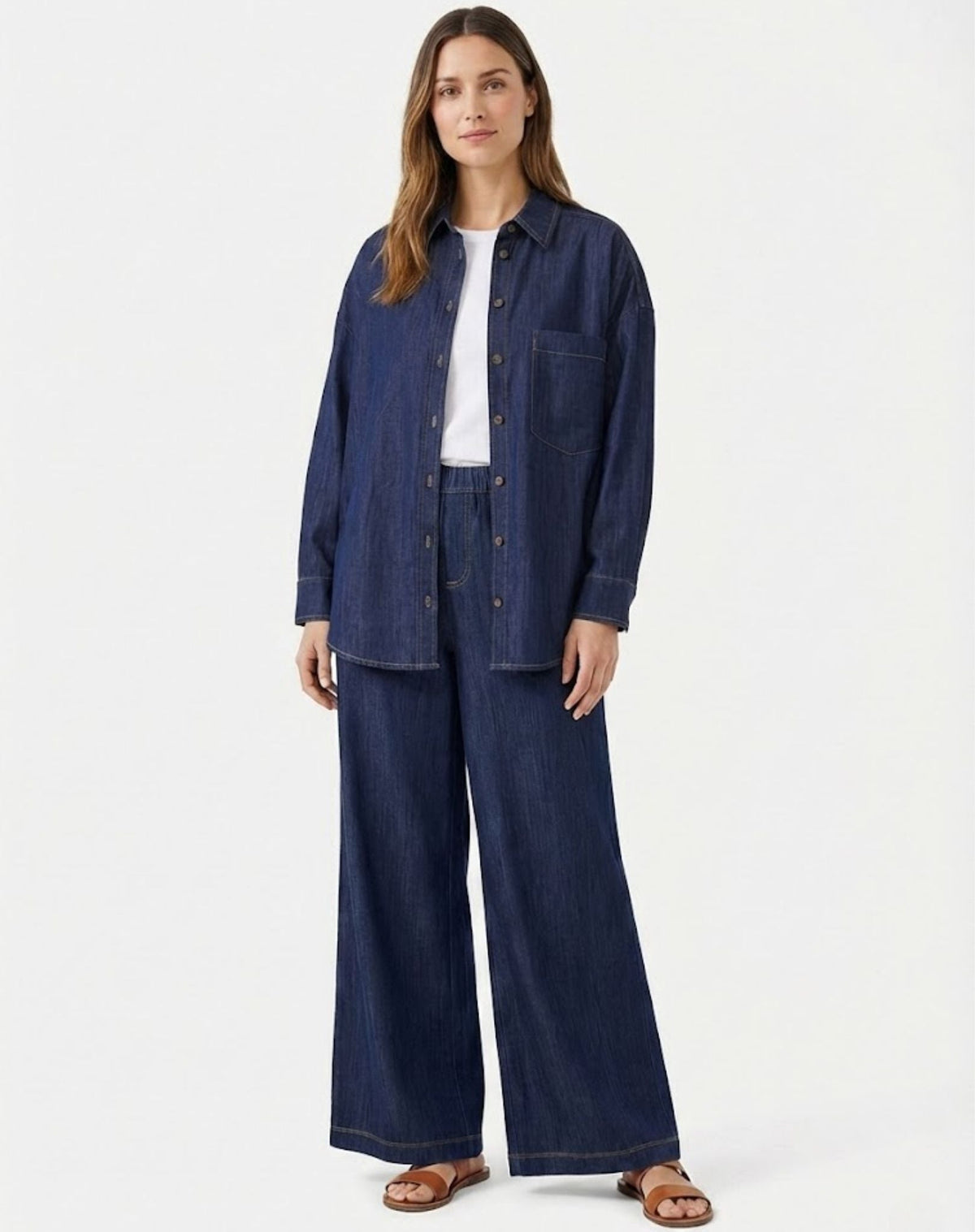 Denim Blue Tencel Shirt Corfu Jeans