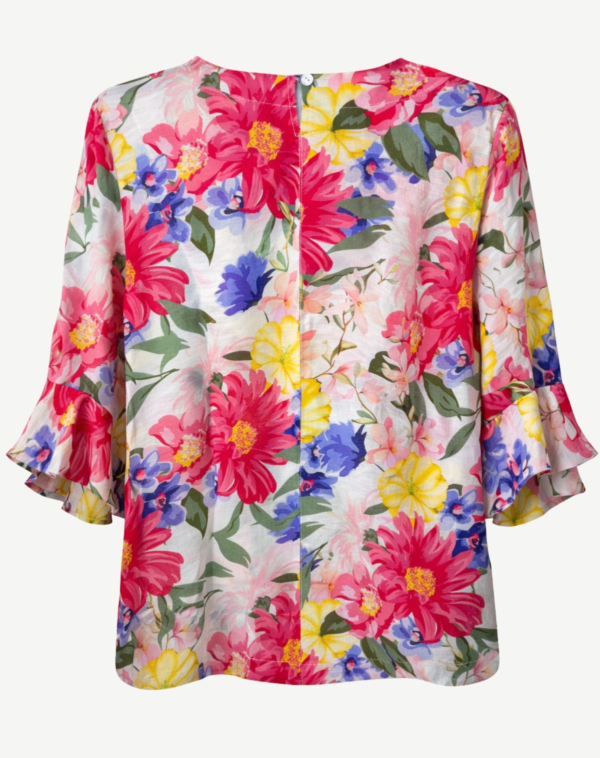 Floral Tango Soft Print Blouse Corfu Jeans