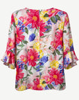 Floral Tango Soft Print Blouse Corfu Jeans