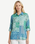Aqua Essence Soft Print Shirt Corfu Jeans