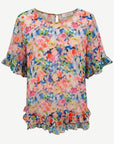 Breezy Blooms Soft Print Blouse Corfu Jeans