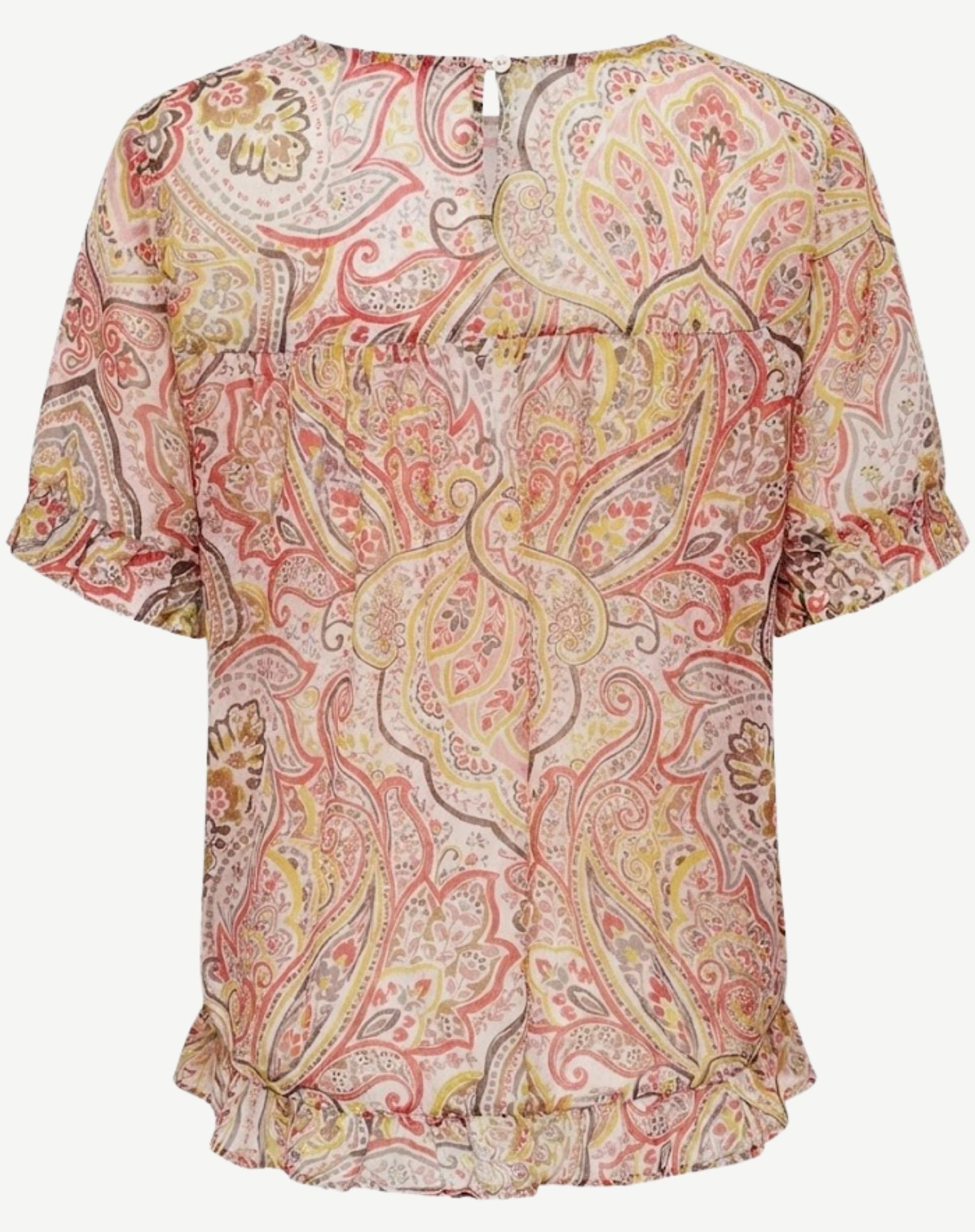 Modern Twist Soft Print Blouse Corfu Jeans