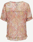 Modern Twist Soft Print Blouse Corfu Jeans