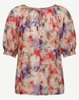 Pansey Patch Floral Relaxed Fit Blouse Corfu Jeans
