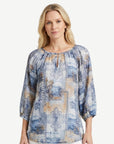 Breeze Tone Printed Relaxed Fit Blouse Corfu Jeans