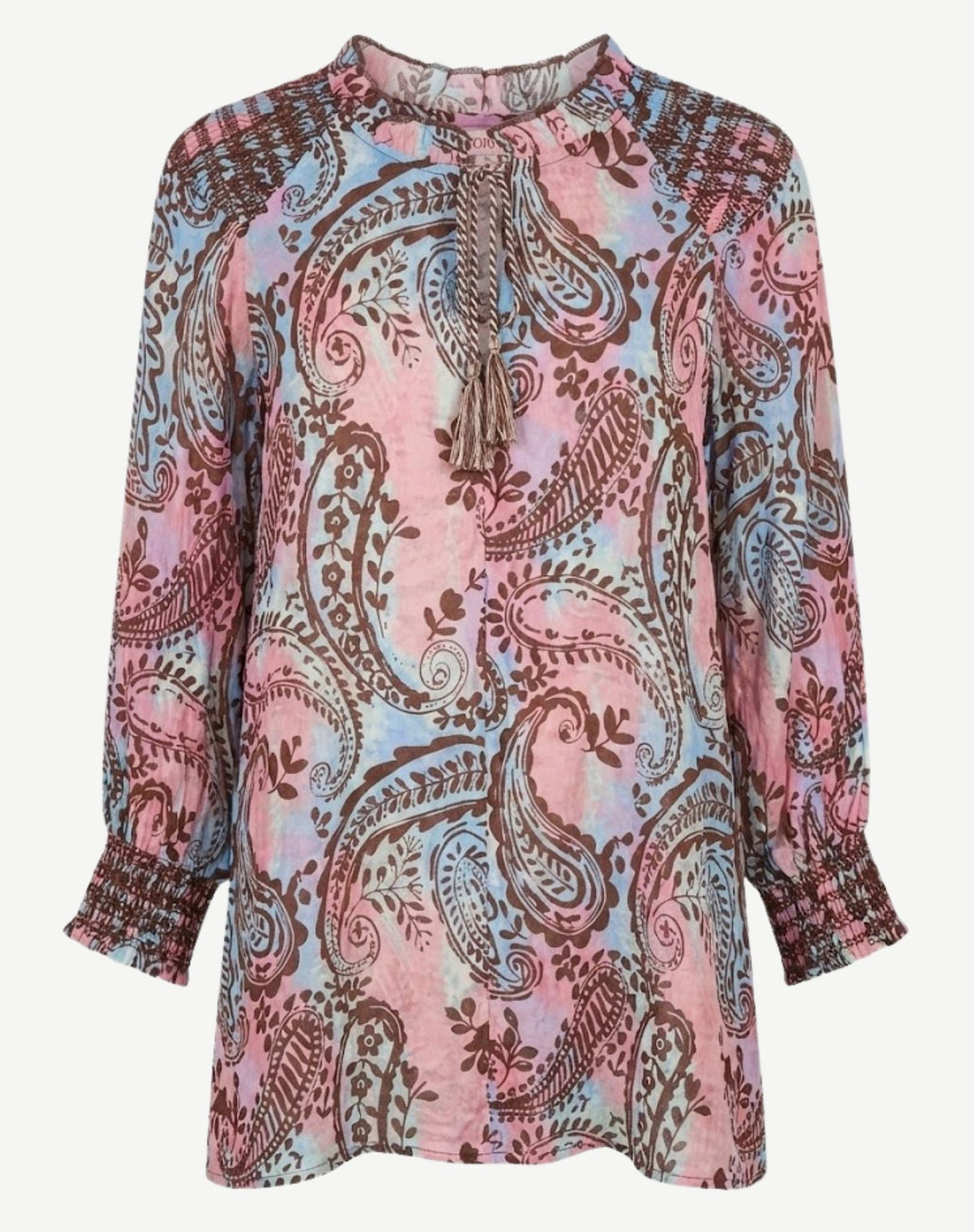 Cotton Candy Soft Print Blouse Corfu Jeans