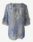 Agean Dream Soft Print Blouse Corfu Jeans