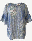 Agean Dream Soft Print Blouse Corfu Jeans