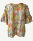 Floral Veil Soft Print Blouse Corfu Jeans