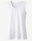 White Pima Cotton Tank Top – 100% Cotton Corfu Jeans