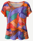 Prism Play Summer Burnout Print Top Corfu Jeans