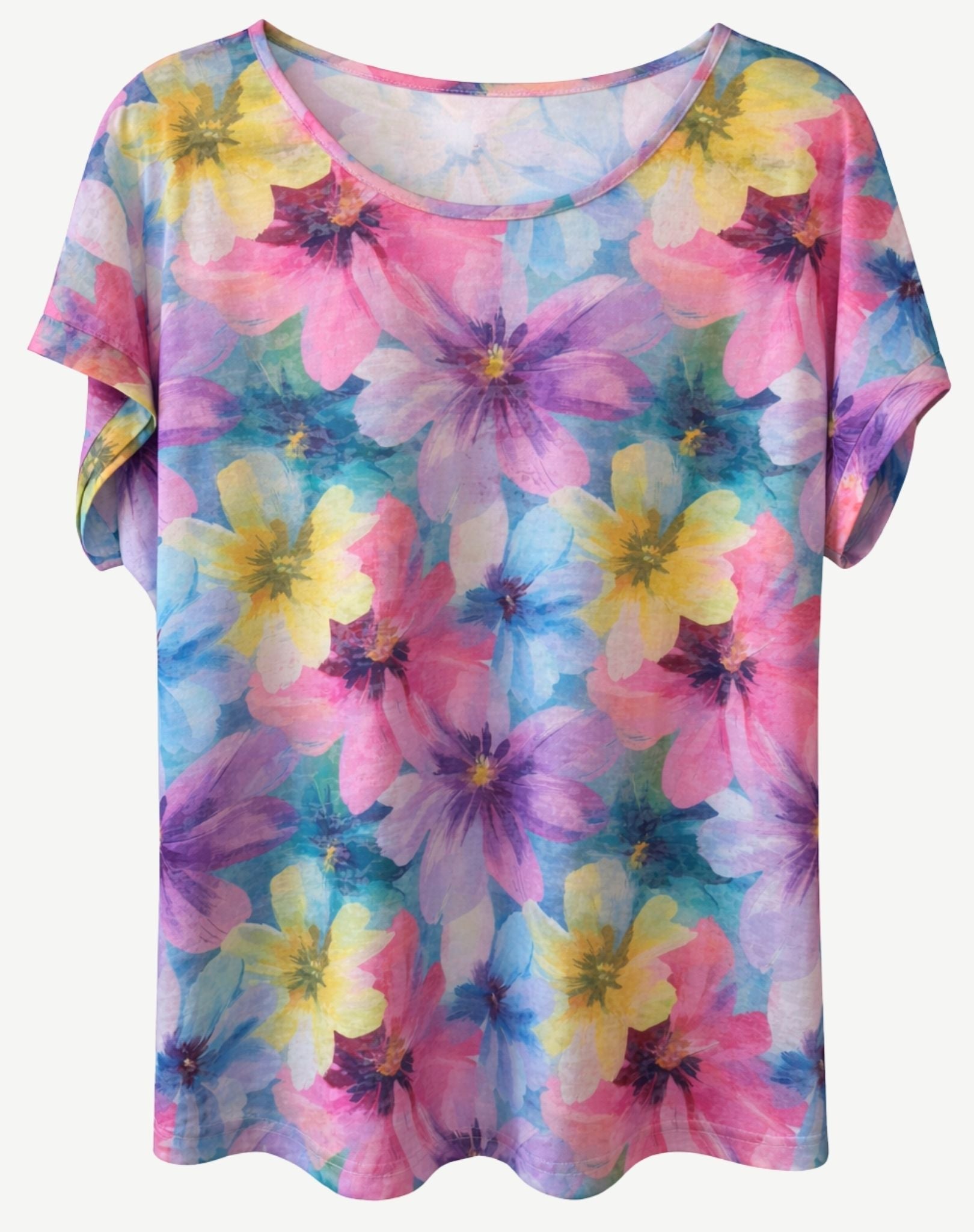 Summer Fleur Summer Burnout Floral Top Corfu Jeans