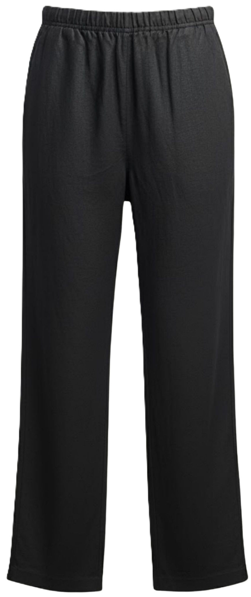 Black Linen Elasticated Pants Corfu Jeans