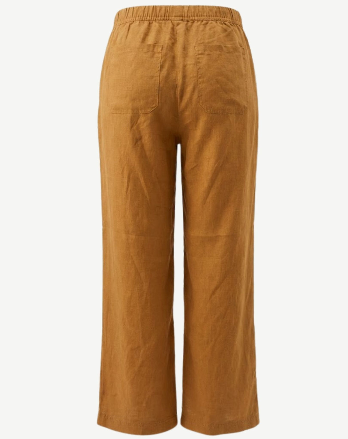 Caramel Linen Drawstring Pants Corfu Jeans