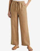 Cashew Linen Drawstring Pants