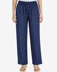 Ink White Linen Drawstring Pants Corfu Jeans