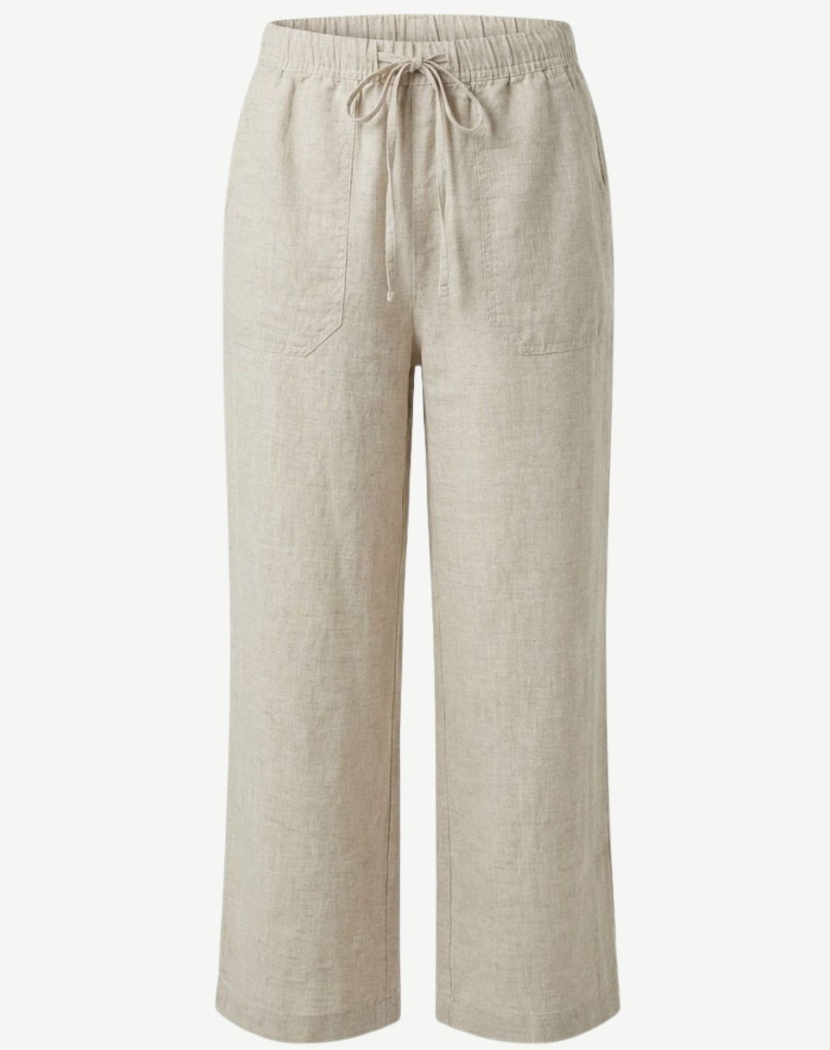 Natural Linen Drawstring Pants Corfu Jeans