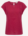 Sakura Pleat Detail Linen Top Corfu Jeans