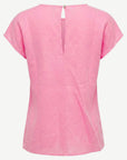 Sakura Pleat Detail Linen Top Corfu Jeans
