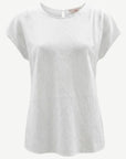 White Pleat Detail Linen Top Corfu Jeans
