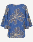 Linen Bloom Floral Top Corfu Jeans