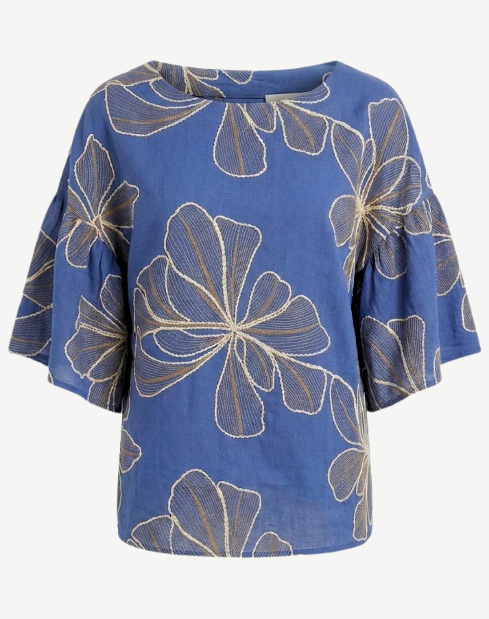 Linen Bloom Floral Top Corfu Jeans