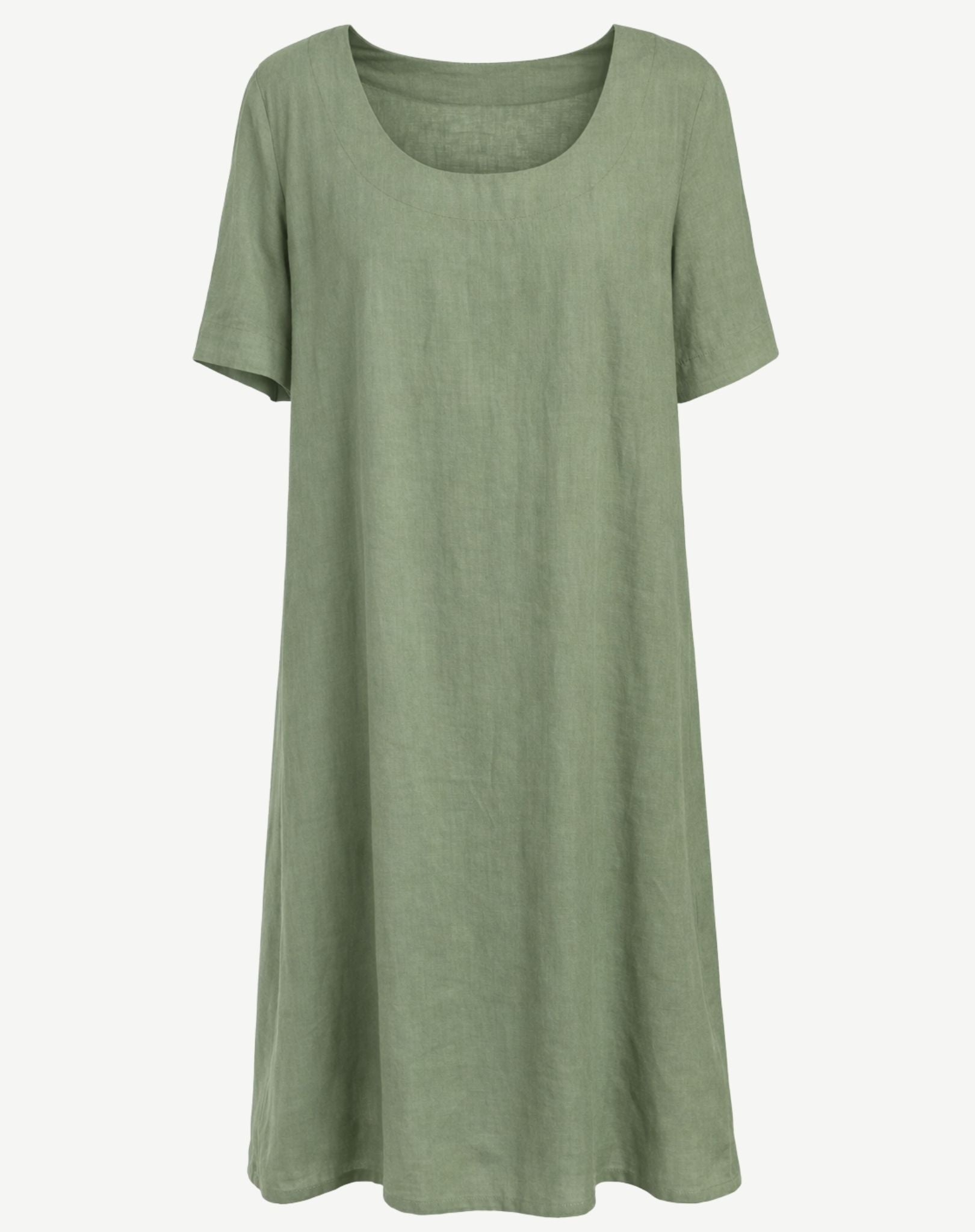 Agave Linen Midi Dress Corfu Jeans