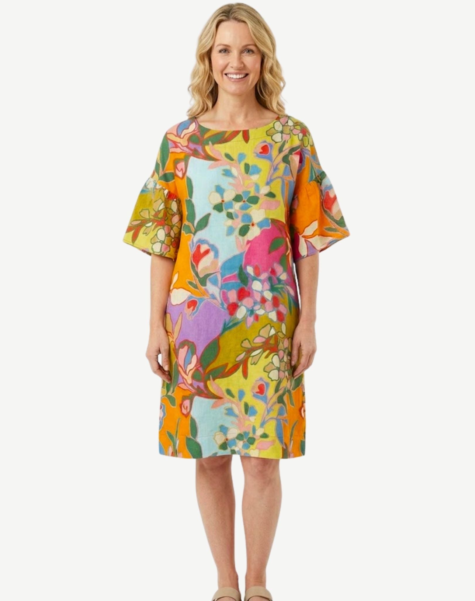 Summer Symphony Linen Dress Corfu Jeans