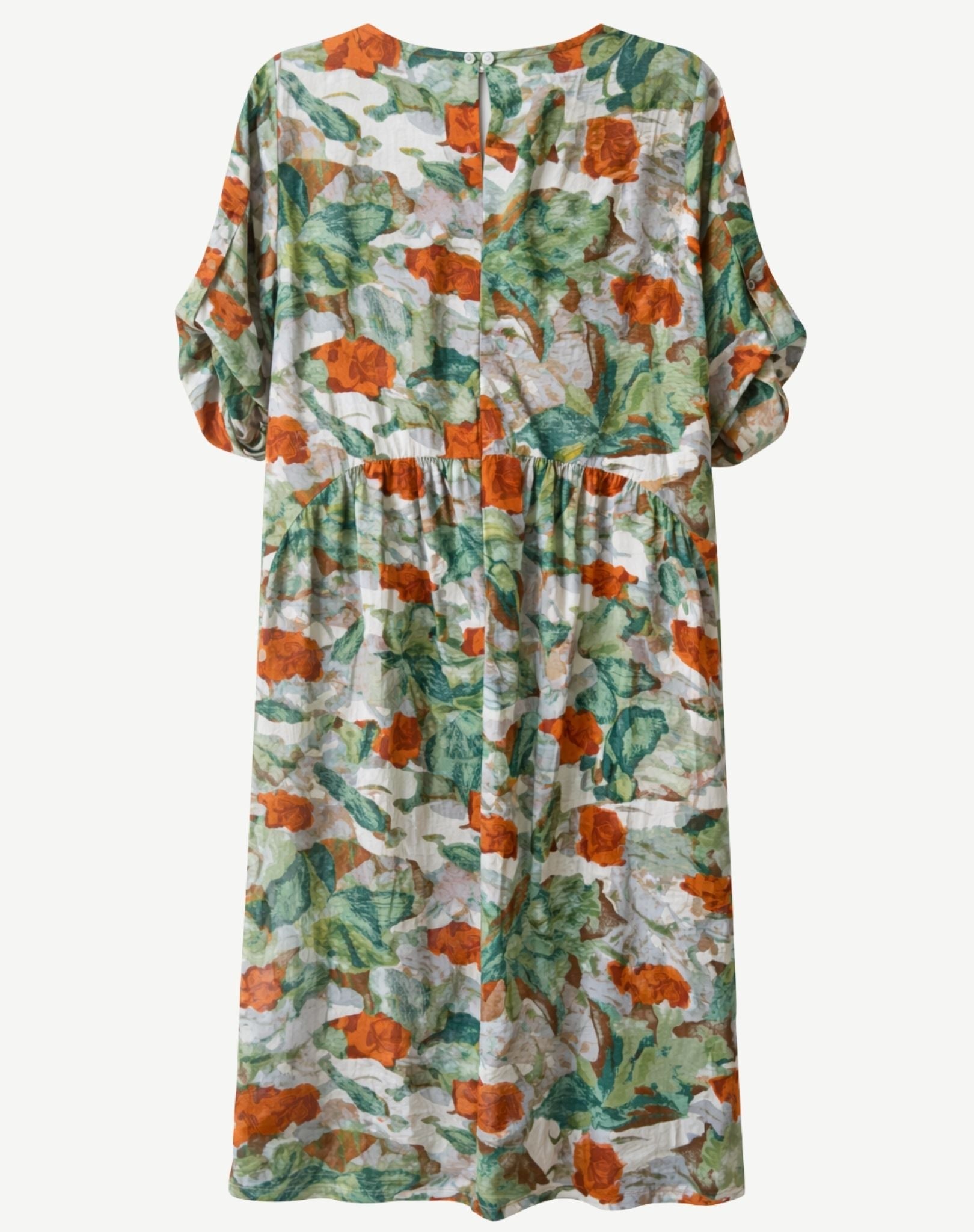 Blossia Soft Print Midi Dress Corfu Jeans