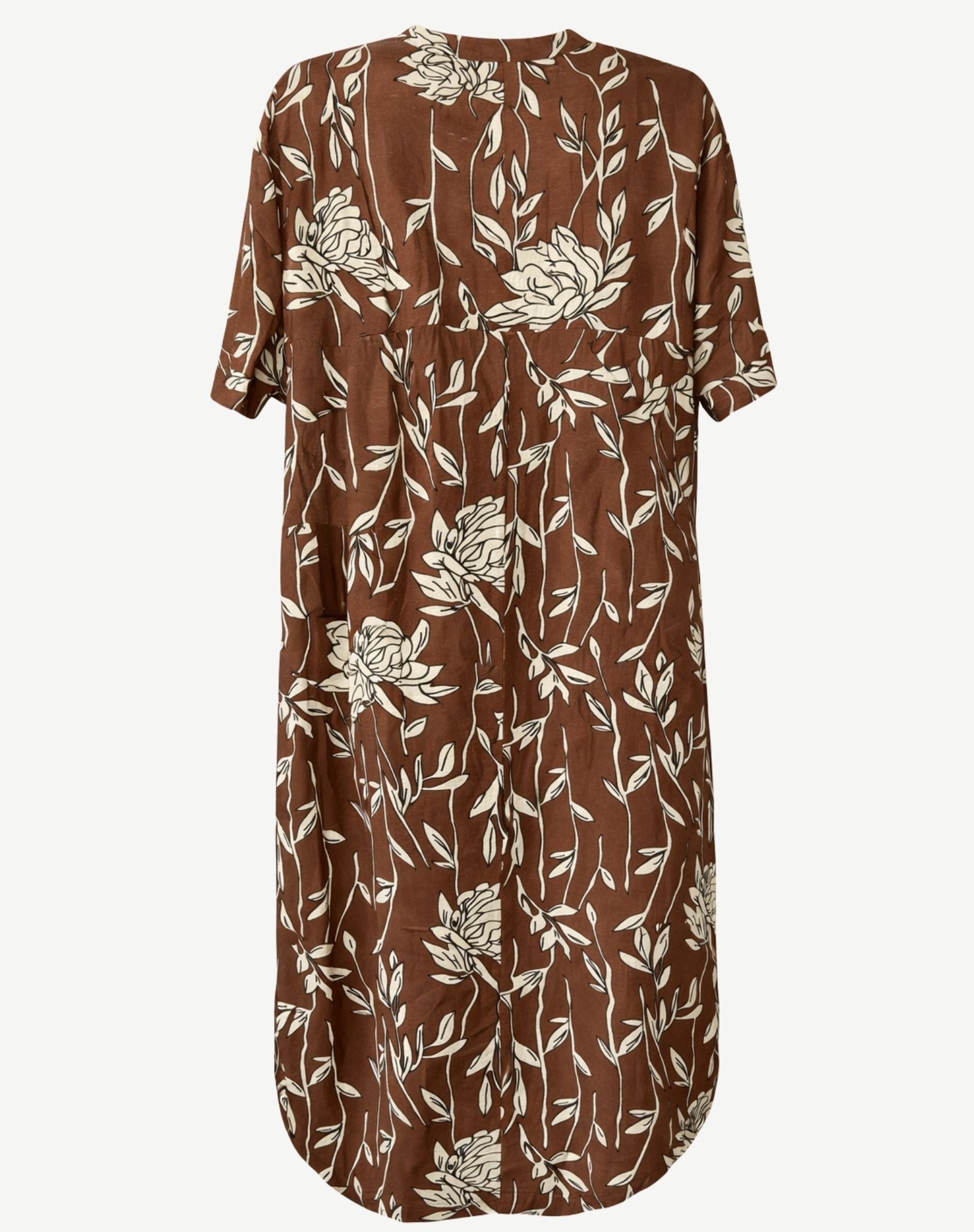 Nutmeg Soft Print Midi Dress Corfu Jeans
