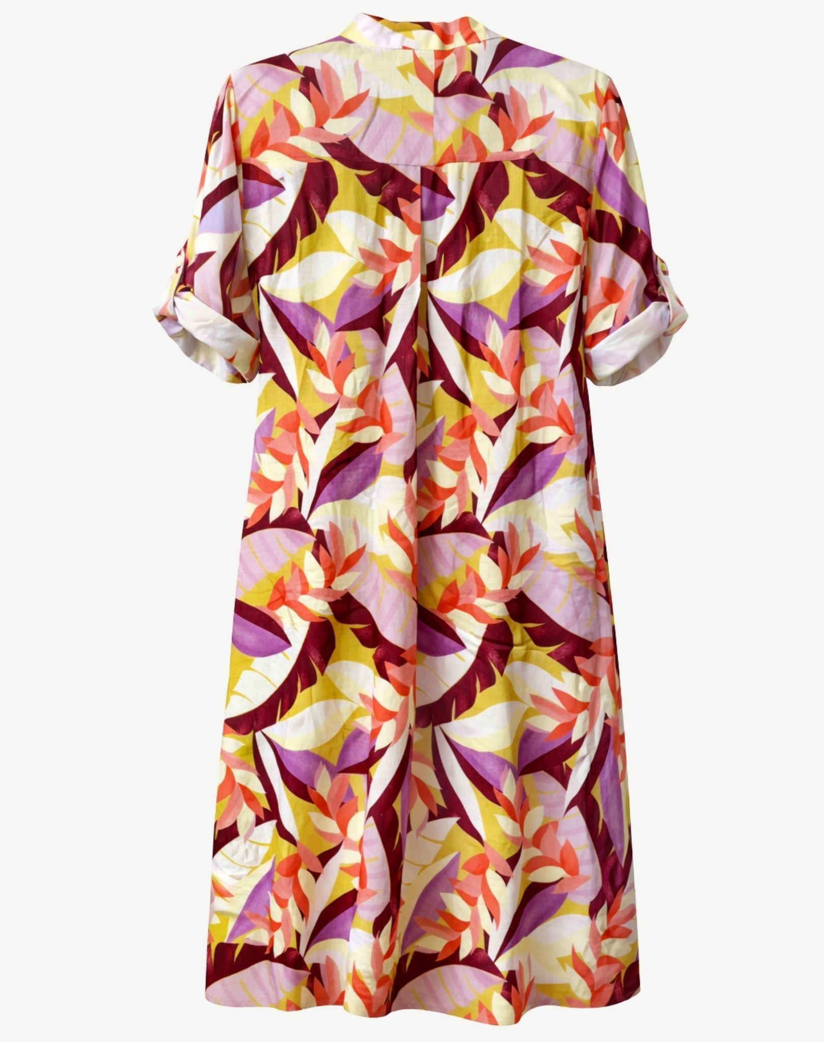 Organic Soft Print Midi Dress Corfu Jeans