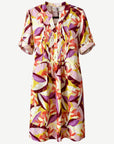 Organic Soft Print Midi Dress Corfu Jeans