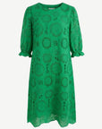 Matcha Embroidered Cotton Dress Corfu Jeans