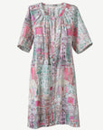 Summer Streets Cotton Print Midi Dress Corfu Jeans