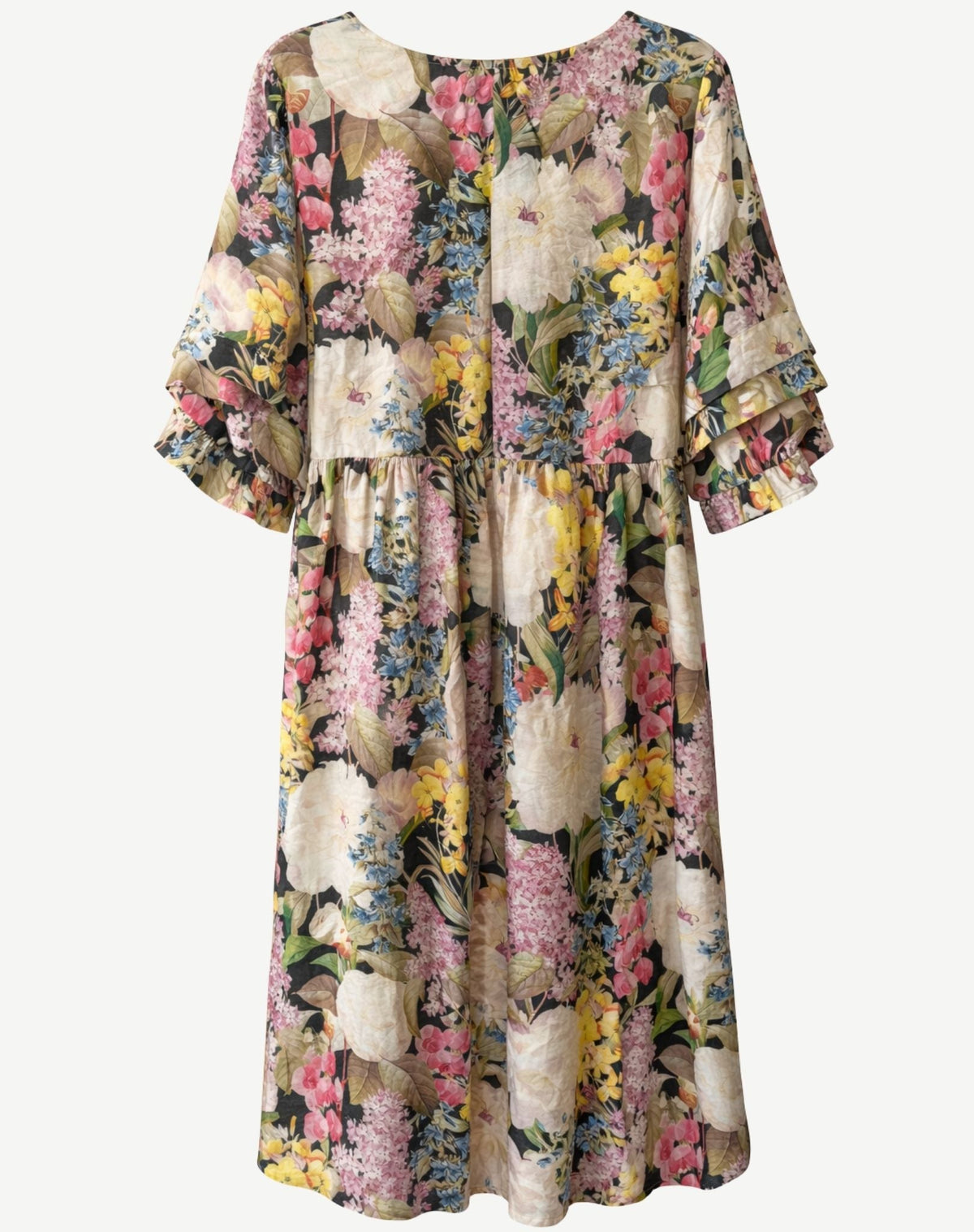 Eden Air Floral Midi Dress Corfu Jeans