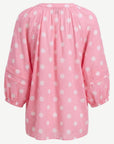 Petal Spot Pintuck Blouse Corfu Jeans